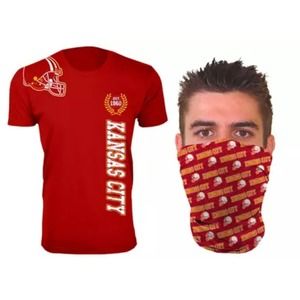 Home Team Football Tee Shirt With Gaiter XL